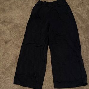 Leallo Black Wide Leg Pants